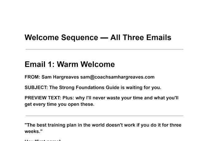 write blog posts and email copy for small businesses